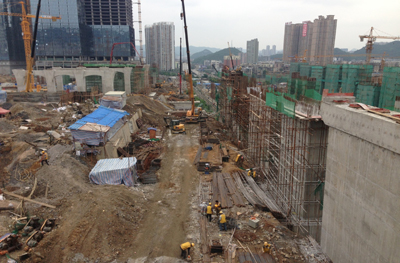 花果园D区双塔施工程进度情况_花果园