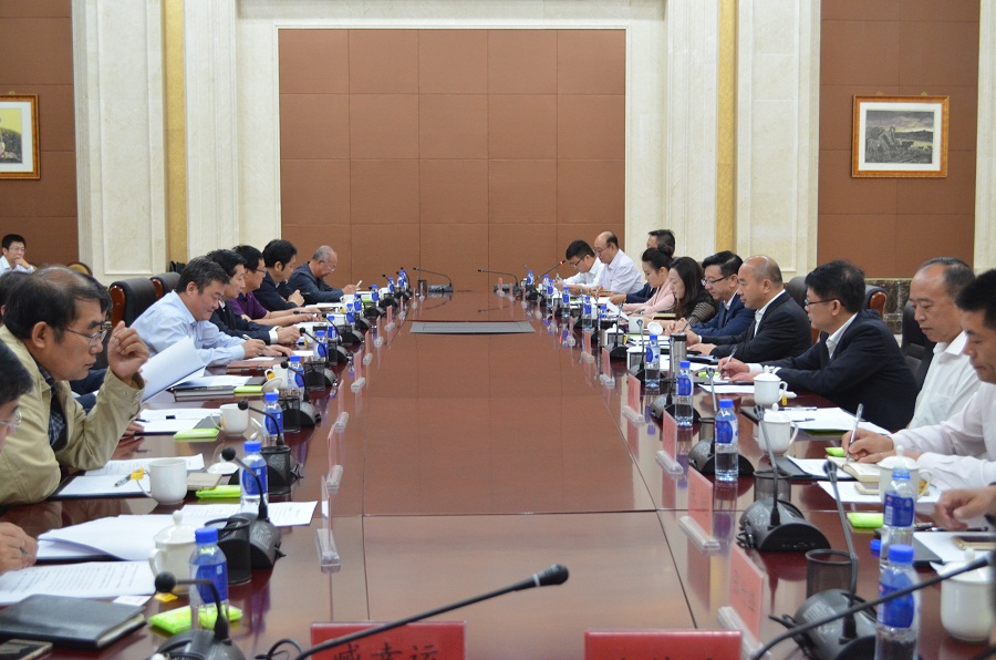 内蒙古自治区党委常委 通辽市委书记李杰翔书记会见王文银主席一行
