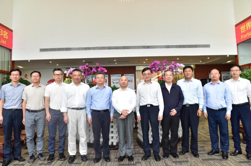 上海金山区委书记赵卫星率团莅临正威集团总部调研